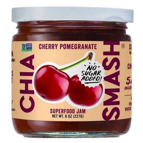 Chia Smash, Chia Smash Cherry Pomegranate, 8 Oz (Case Of 6)