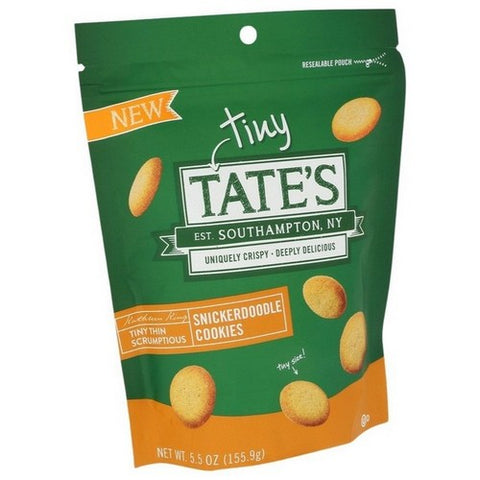 Tate's Bake Shop, Tiny Snickerdoodle Cookies, 5.5 Oz (Case Of 6)