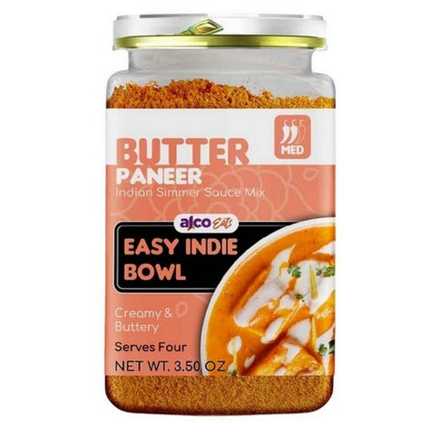 Alcoeats, Butter Paneer Simmer Sauce Mix, 3.5 Oz (Case Of 6)