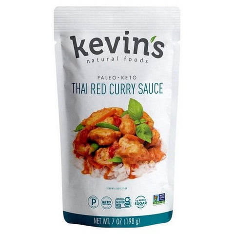 Kevins Natural Foods, Thai Red Curry Sauce, 7 Oz (Case Of 12)