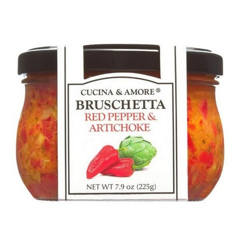 Cucina & Amore, Bruschetta Piquillo And Artichoke, 7.9 Oz (Case Of 6)