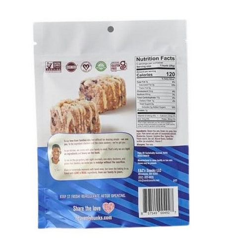 Heavenly Hunks, Drizzle Blueberry Lemon Cookie, 5 Oz (Case Of 6)