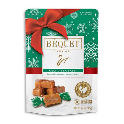 Bequet, Chewy Celtic Sea Salt Caramel, 3.6 Oz (Case Of 12)