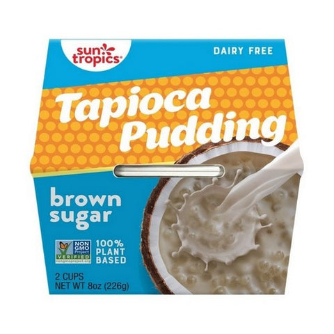 Sun Tropics, Tapioca Pudding Brown Sugar, 8 Oz (Case Of 6)