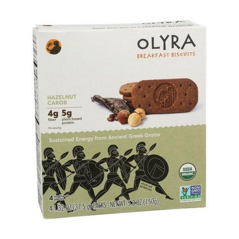 Olyra, Breakfast Biscuit Hazlenut Carob, 5.3 Oz (Case Of 6)