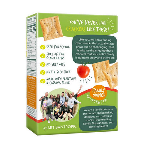 Artisan Tropic, Organic Crackers Tomato Herb, 4.25 Oz (Case Of 6)