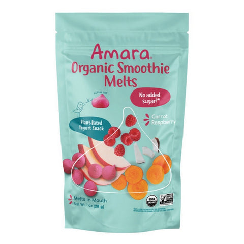Amara, Organic Smoothie Melts Carrot Raspberry, 1 Oz (Case Of 6)