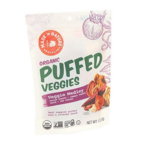 Made In Nature, Puffed Veggies Medley, 1 Oz (Case Of 6)