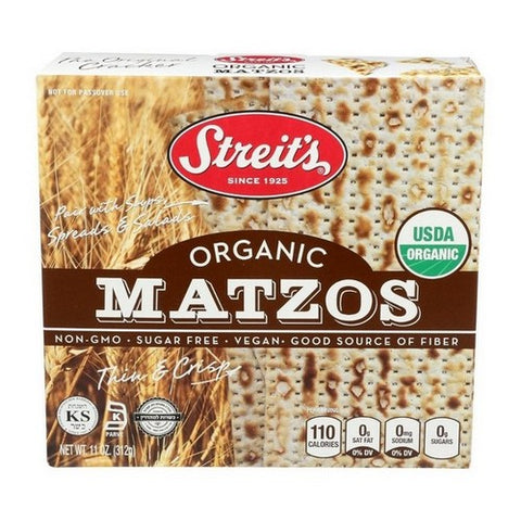 Streits, Organic Matzos, 11 Oz (Case Of 12)