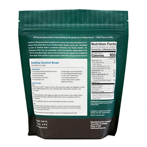 Cup 4 Cup, Wholesome Gluten Free Flour, 2 Lbs (Case Of 6) Cup 4 Cup