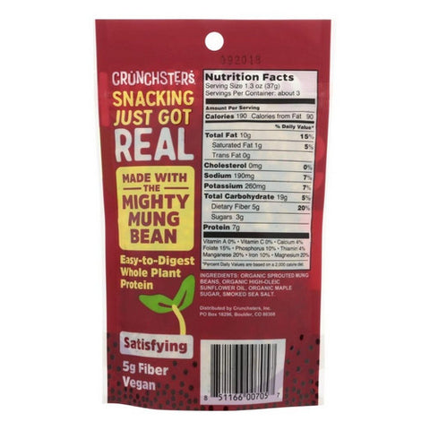 Crunchsters, Sprouted Protein Snack Beyond Bacon, 4 Oz (Case Of 6)