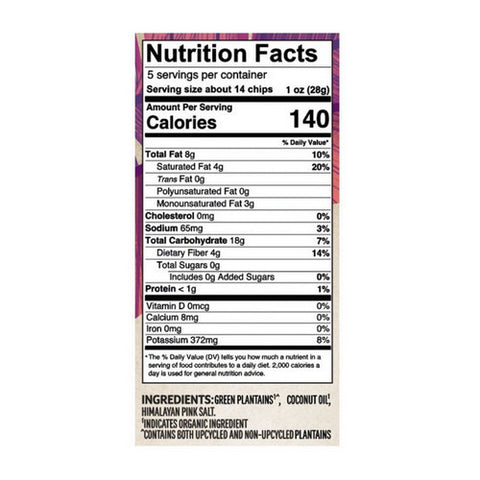 Barnana, Organic Cassava Chips Himalayan Pink Salt, 5 Oz (Case Of 6)