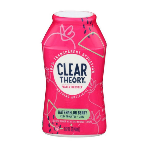 Clear Theory, Water Booster Watermelon Berry, 1.62 Oz (Case Of 12)