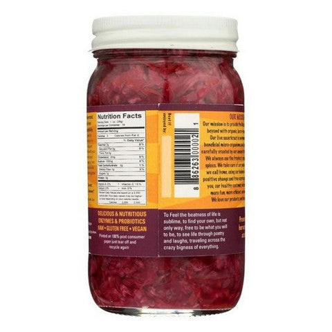 Pickled Planet, Beat Kraut Sauerkraut, 16 Oz (Case Of 6) Pickled Planet