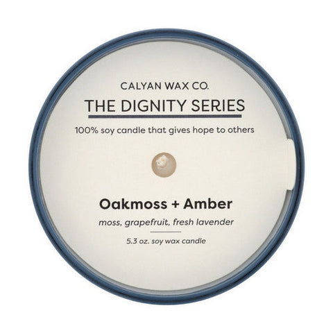 Calyan Wax Co, Oakmoss Amber Soy Candle, 5.3 Oz (Case Of 6)