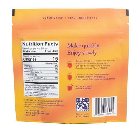 Sayso, Old Fashioned Cocktail Mix, 1.27 Oz (Case Of 6)