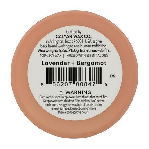 Calyan Wax Co, Lavender Plus Bergamot Soy Candle, 5.3 Oz (Case Of 6)
