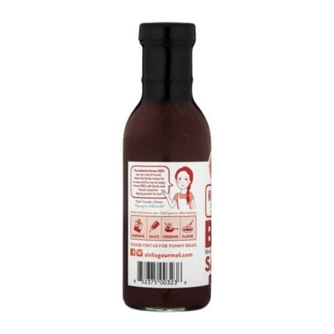 Sinto Gourmet, Korean Spicy BBQ Sauce, 12 Oz (Case Of 6)