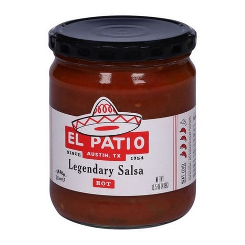 El Patio, Hot Legendary Salsa, 15.5 Oz (Case Of 6)
