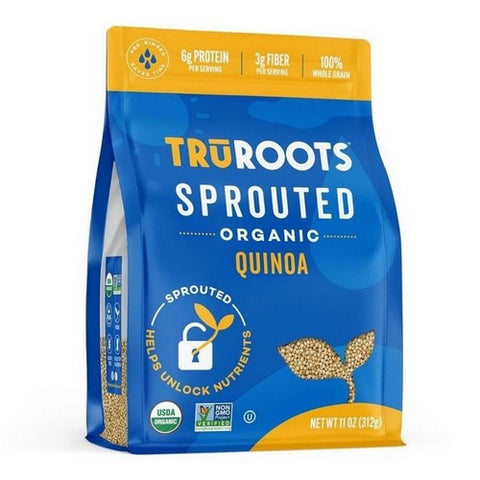 Truroots, Sprouted White Quinoa, 11 Oz (Case Of 6) Truroots