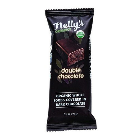 Nelly's Organics, Organic Double Chocolate Snack Bar, 1.6 Oz (Case Of 9)