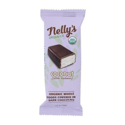 Nelly's Organics, Organic Coconut Candy Bar, 1.6 Oz (Case Of 9)