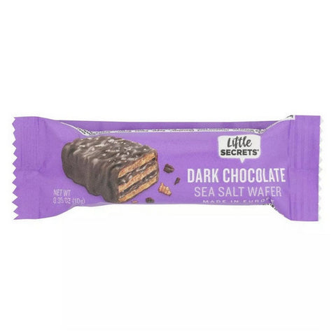 Little Secrets Llc, Wafers Dark Chocolate Sea Salt, 0.35 Oz (Case Of 50)