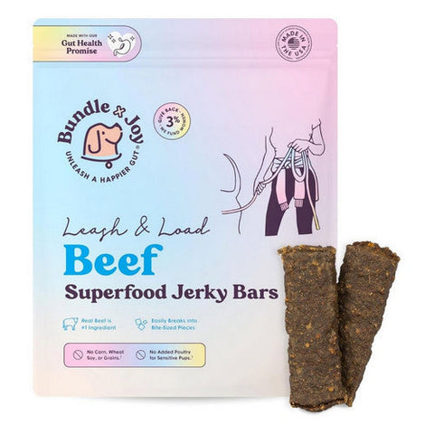 Bundle X Joy, Beef Superfood Jerky Bars, 5 Oz (Case Of 6) Bundle X Joy