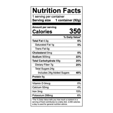 Anthem, Anthem Oatmeal Cup Whole Grain Vanilla Chai, 3.25 Oz (Case Of 6) Anthem