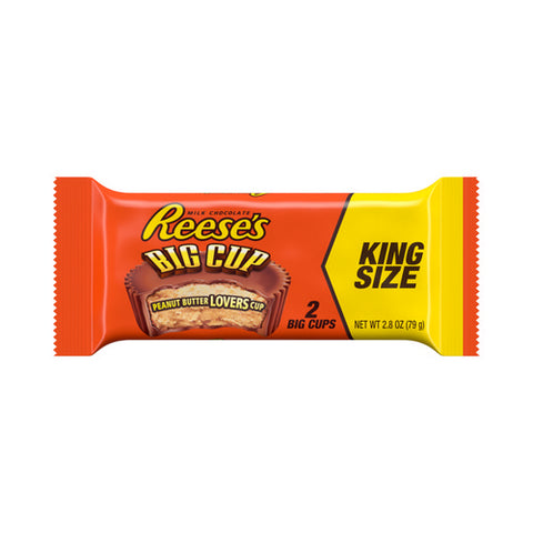 Reese's, Big Cup Peanut Butter Cups, 2.8 Oz (Case Of 16)