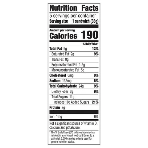 Nature Valley, Biscuit Sandwiches Almond Butter, 6.75 Oz (Case Of 12)