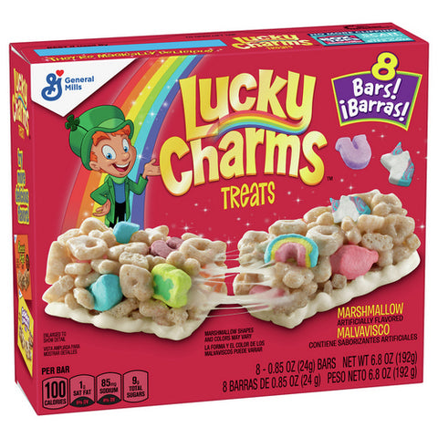 General Mills, Lucky Charms Marshmallow Treats Bars, 6.8 Oz (Case Of 6)