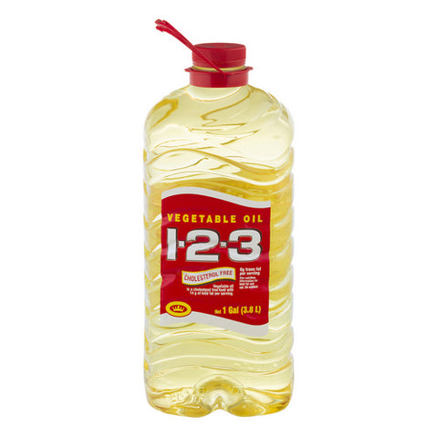 1.2.3, Vegetable Oil, 128 Oz (Case Of 4)