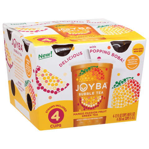 Joyba, Bubble Green Tea Mango Passion Fruit, 48 Oz (Case Of 4)