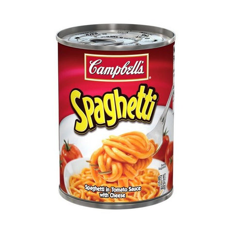 Spaghetti In Tomato Sauce With Cheese 15.8 Oz (Case Of 12) by Campbell's