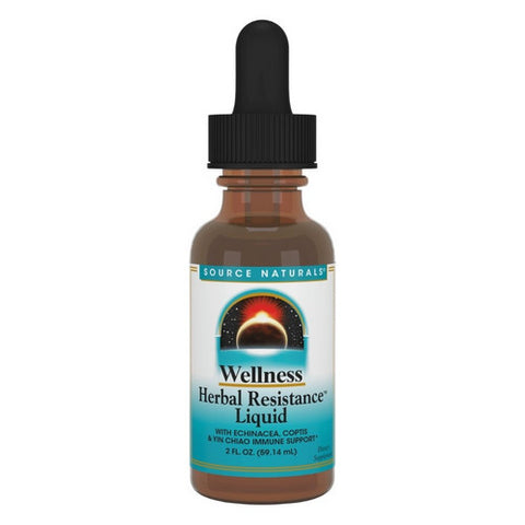 Source Naturals, Wellness Herbal Resistance Liquid Standard Formula, 2 Oz