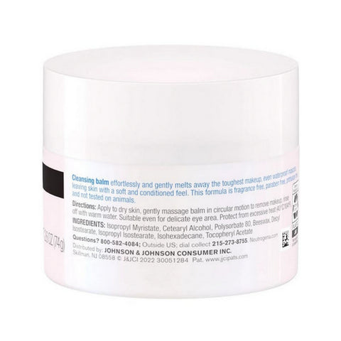 Neutrogena, Makeup Melting Cleansing Balm Fragrance Free, 2.6 Oz (Case Of 3)