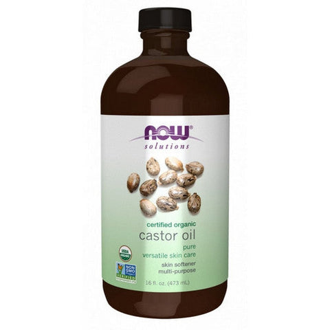 Now Foods, Organic Castor Oil, 16 Oz Now Foods