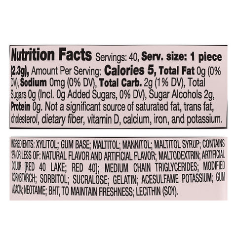 Ice Breakers, Ice Cubes Sugar Free Cinnamon Gum, 3.24 Oz (Case Of 6)