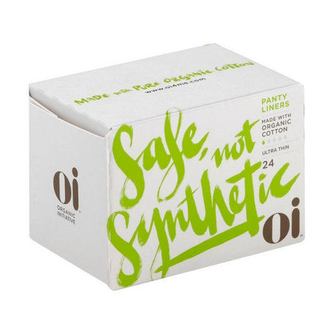 Organic Initiative (OI), Organic Initiative Organic Ultra Thin Cotton Panty Liner with Wrapper, 24 Count Organic Initiative (OI)