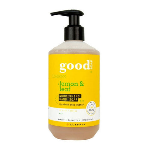 Alaffia, Alaffia Lemon And Leaf Hand Soap, 12 Oz Alaffia