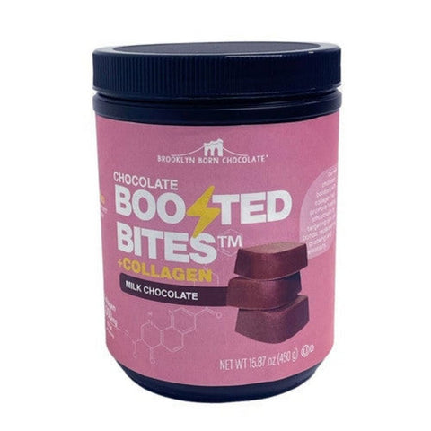 Brooklyn Born Chocolate, Boosted Bites Collagen Milk Chocolate, 15.87 Oz Brooklyn Born Chocolate