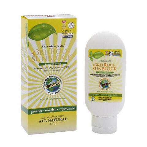 3rd Rock Essentials, SunScreen Lotion SPF 35 Plus, 3.3 Oz 3rd Rock Essentials