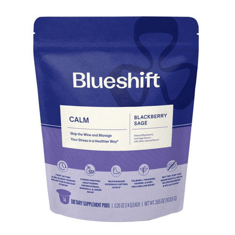 Blueshift Nutrition, Calm Blackberry Sage, 3.64 Oz X 14 Count Blueshift Nutrition