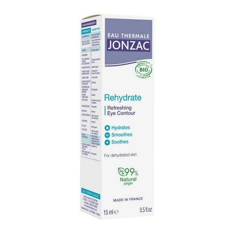 Rehydrating Organic Eye Contour Cream For Sensitive Skin 0.5 Oz by Eau Thermale Jonzac