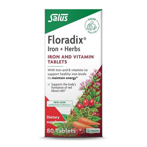 Salus, Salus Floradix Iron Plus Herbs, 80 Tablets