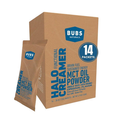 Bubs Naturals, MCT Oil Powder Non Vegan Halo Creamer, 14 Count Bubs Naturals