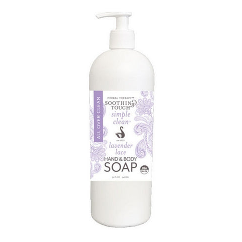 Soothing Touch, Hand And Body Soap Lavender Lace, 32 Oz