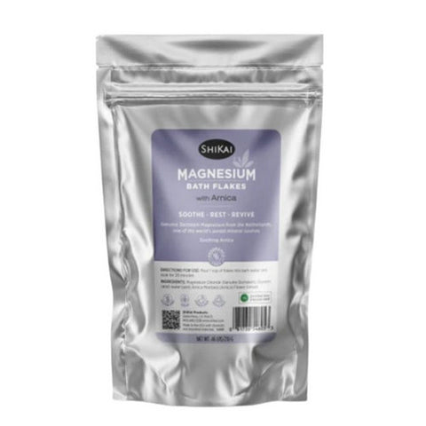 Shikai Magnesium Bath Flakes With Arnica 0.46 Lbs by Shikai