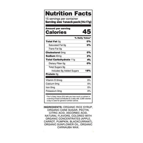 Yogi, Organic Halloween Gummy Fruits, 15 Packets